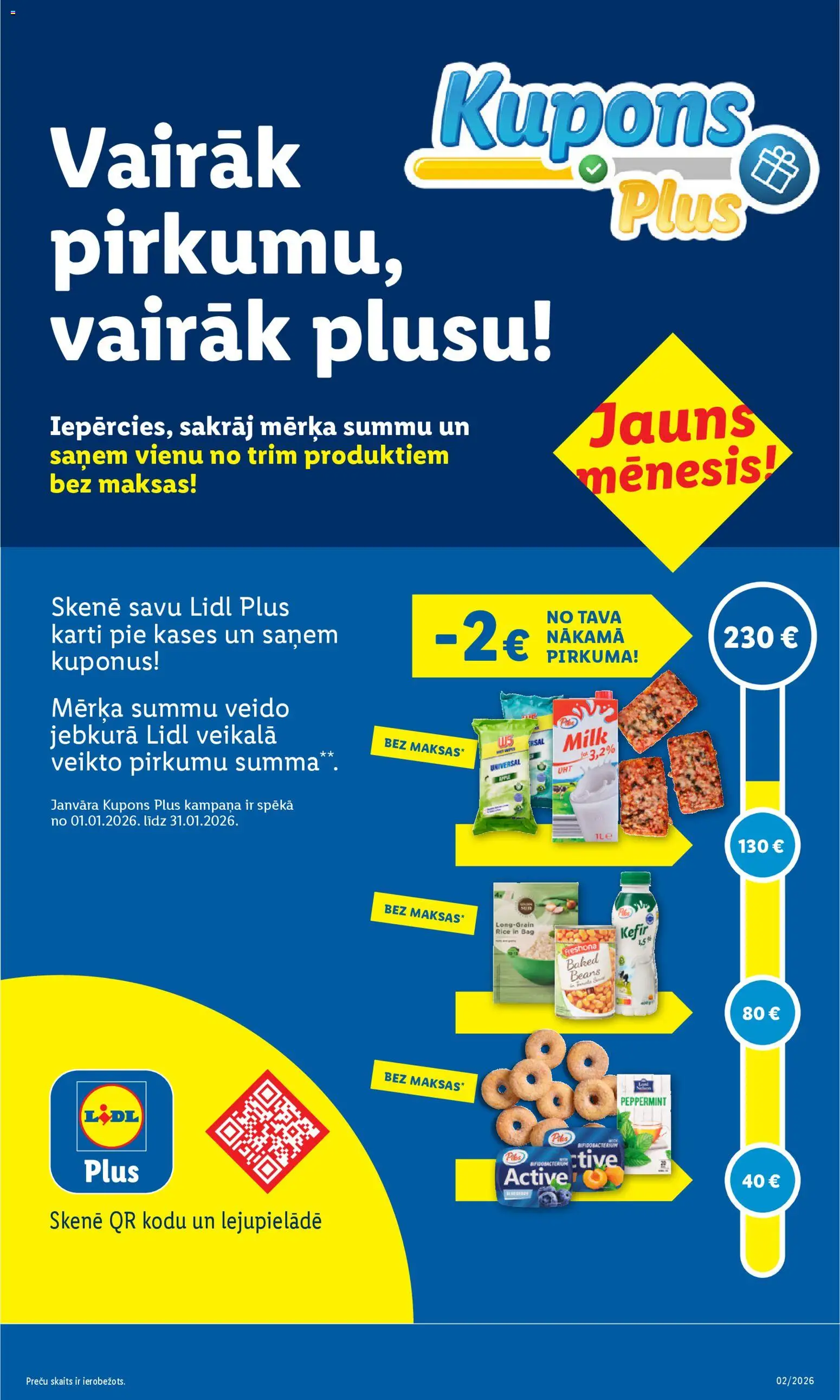 Skatīt Lidl akciju bukletu, derīgs no 2026.01.05