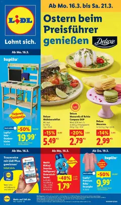 Vorschau von dem Prospekt des Geschäftes Lidl, gültig ab dem 16.03.2026