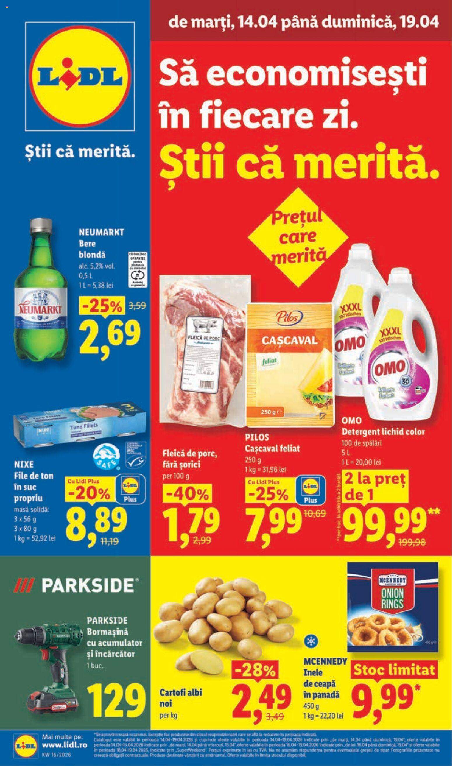 Noul catalog Lidl din 14.04.