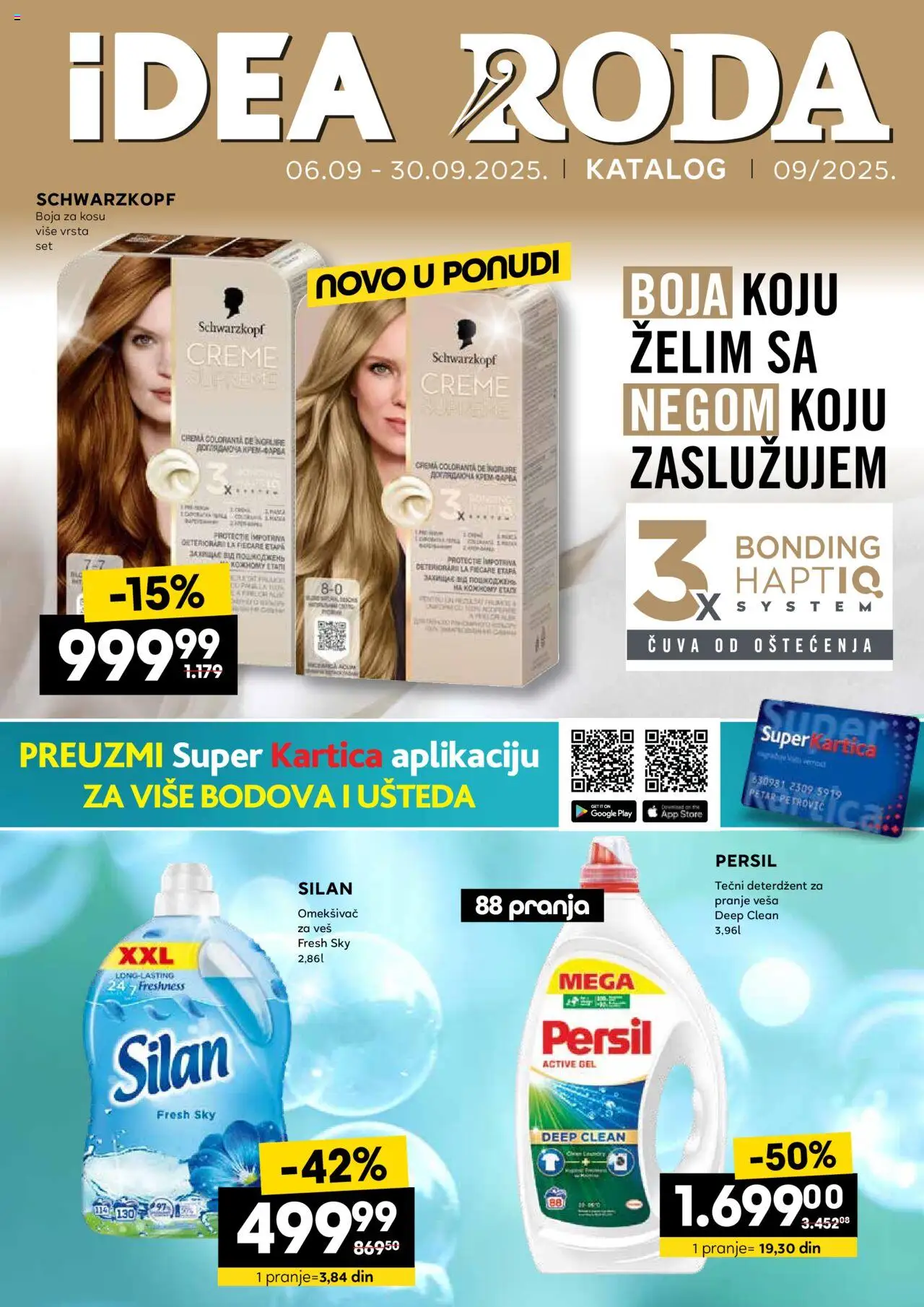 Idea katalog važi od 06.09.2025 - stranica 1 - Persil, Deterdžent, Silan, Omekšivač, Tečni deterdžent