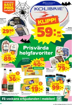 Förhandsgranska reklamblad Aktuella reklamblad Stora Coop från butik Stora Coop gäller från 27/10/2025 | Sida : 10