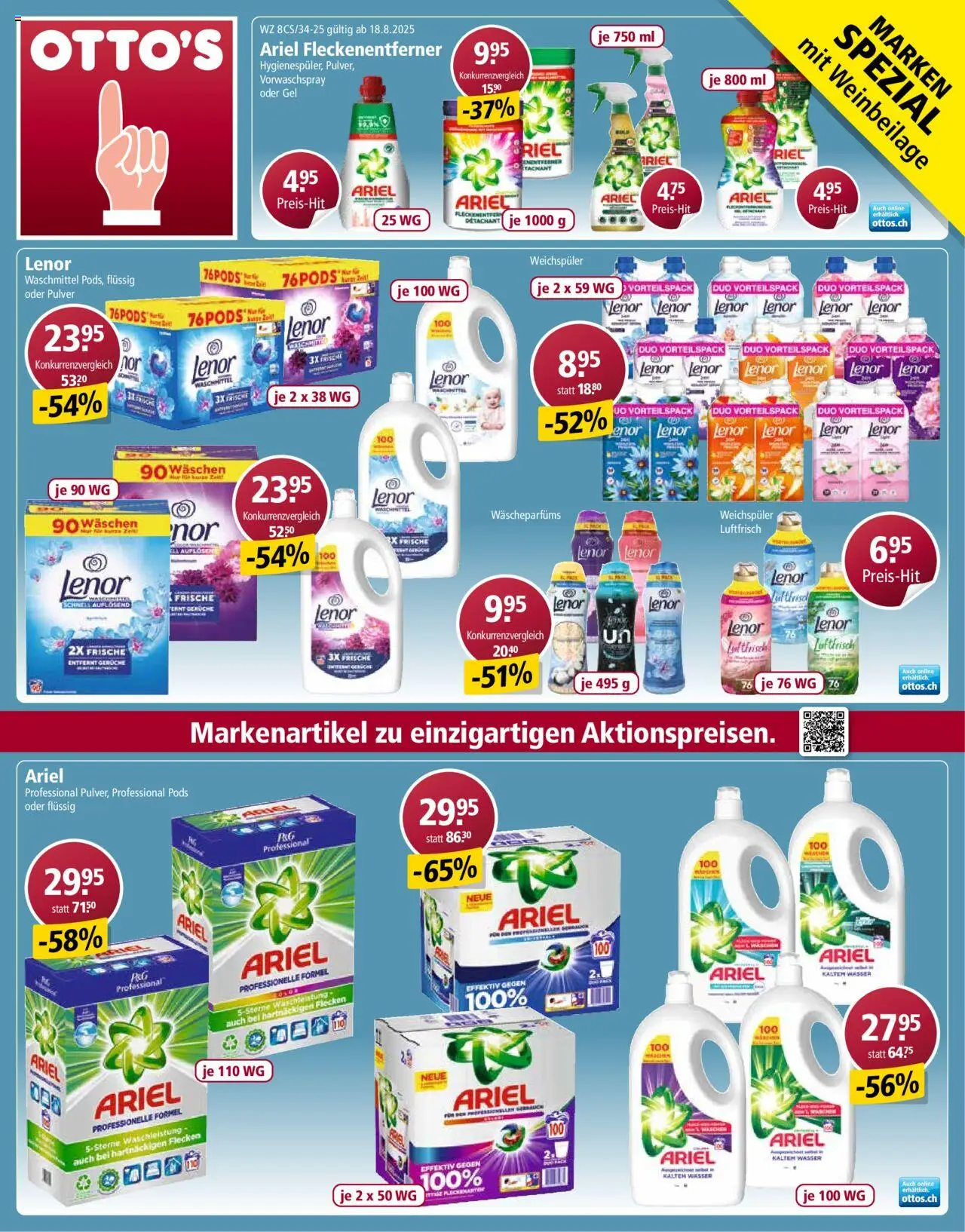 Otto's Aktionen Marken Spezial ab 18.08.2025 - Seitennummer 1
