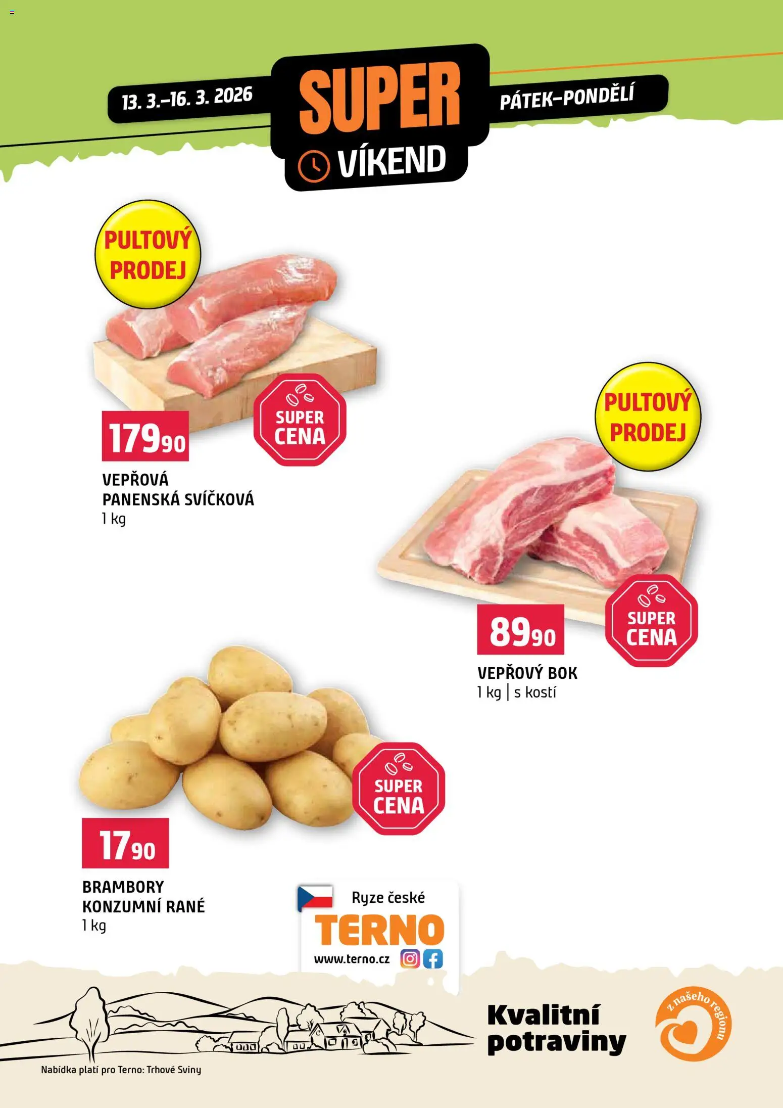 Náhled nabídky: Terno Terno leták - Super víkend platný od 13.03.2026