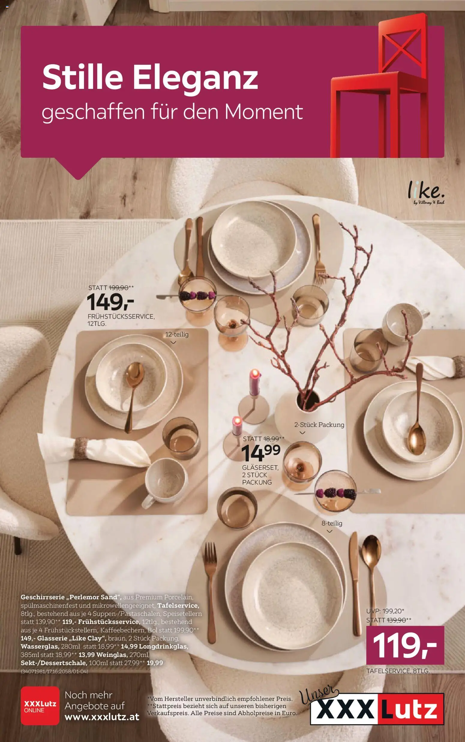Vorschau der Angebote: XXXLutz Stille Eleganz gültig ab 14.10.2025