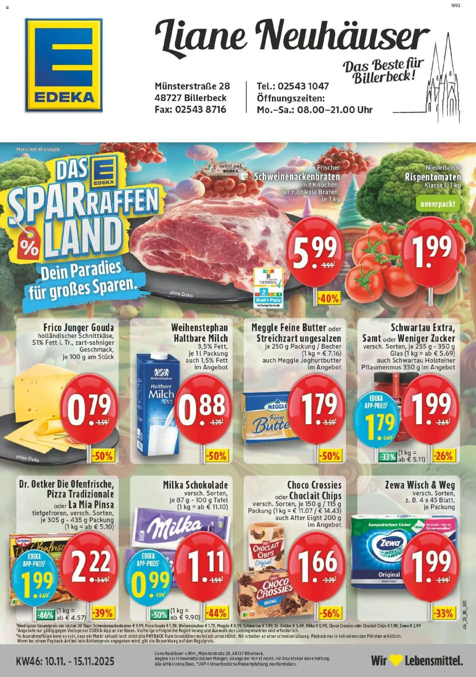 Vorschau von dem Prospekt des Geschäftes Edeka, gültig ab dem 10.11.2025