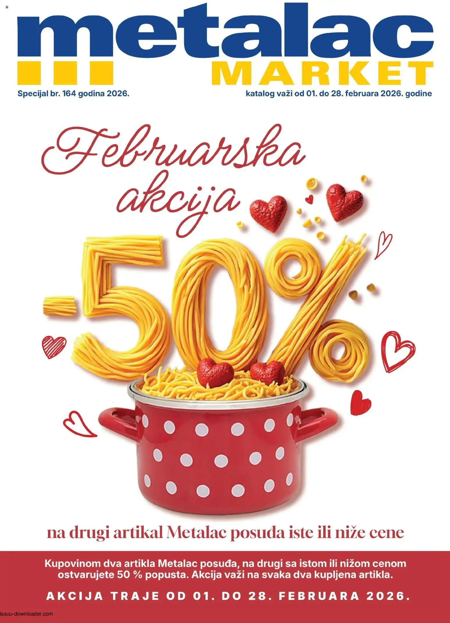 Pregled Metalac Market kataloga - važi od 01.02.2026