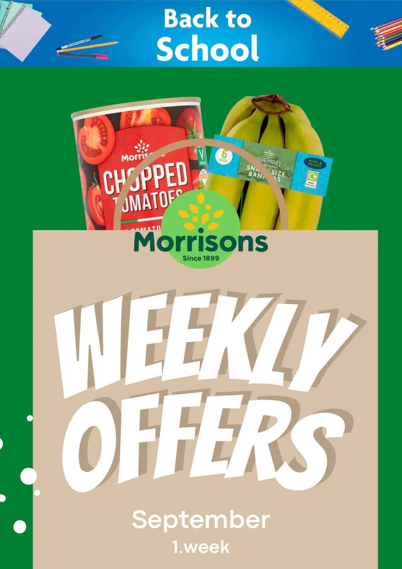Morrisons shop Weekly offers valid from 01/09/2025 - Page number 1