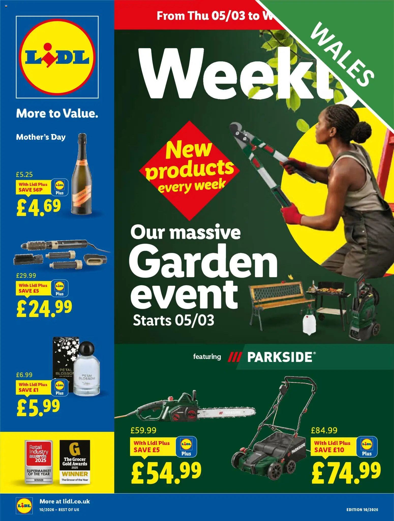 Preview of Lidl Lidl Weekly Wales valid from 05/03/2026