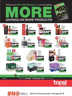 Preview of Tops at Spar flyer valid from 08/10/2025