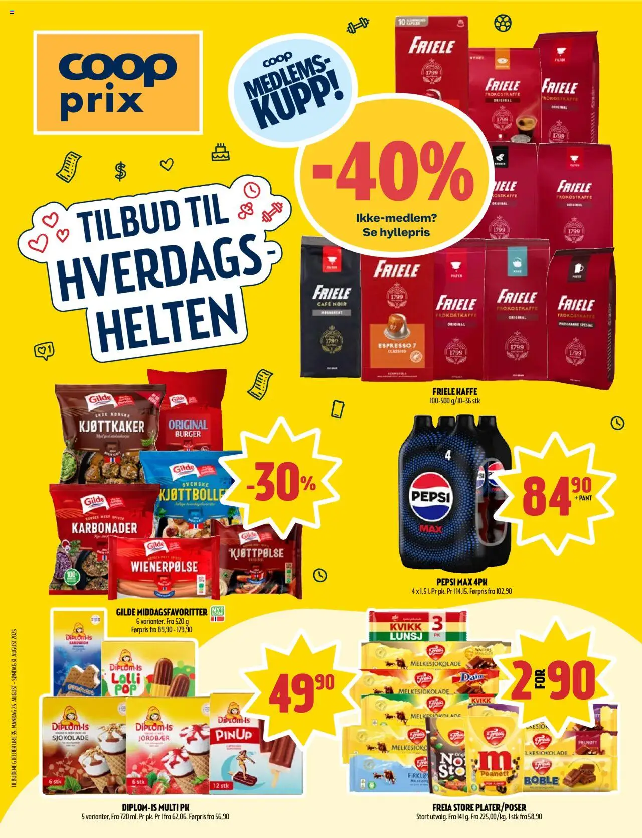 Kundeavis Coop Prix gyldig fra 25/08/2025 - Sidenummer 1