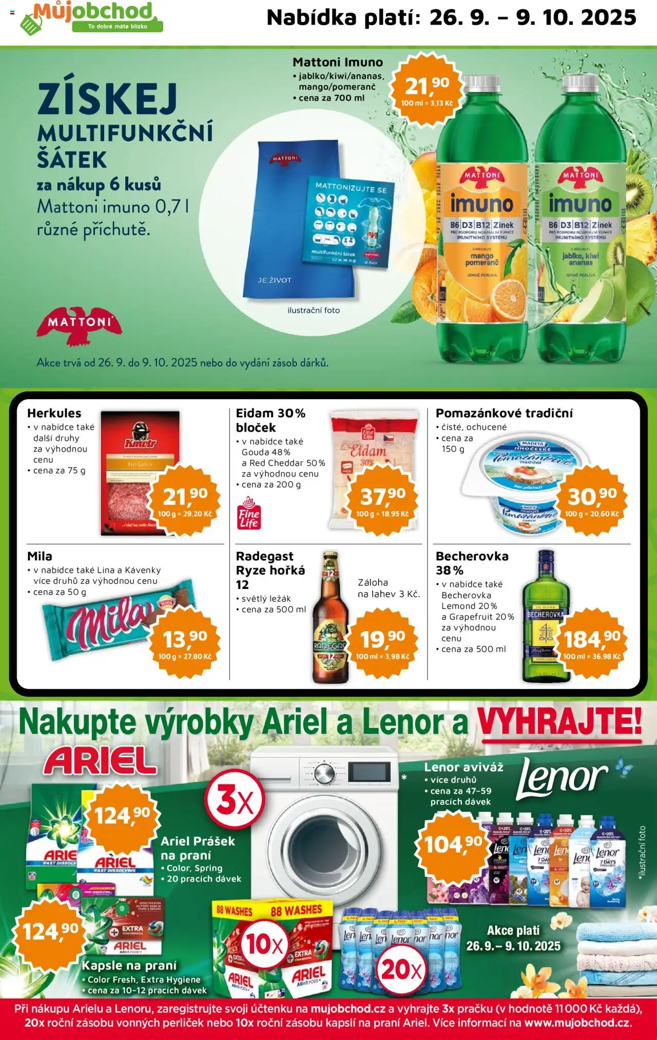  Můj obchod Leták (26.09.2025 - 09.10.2025)