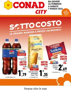 Anteprima dell'opuscolo Conad volantino City Campania dal negozio Conad valido da 26/02/2026