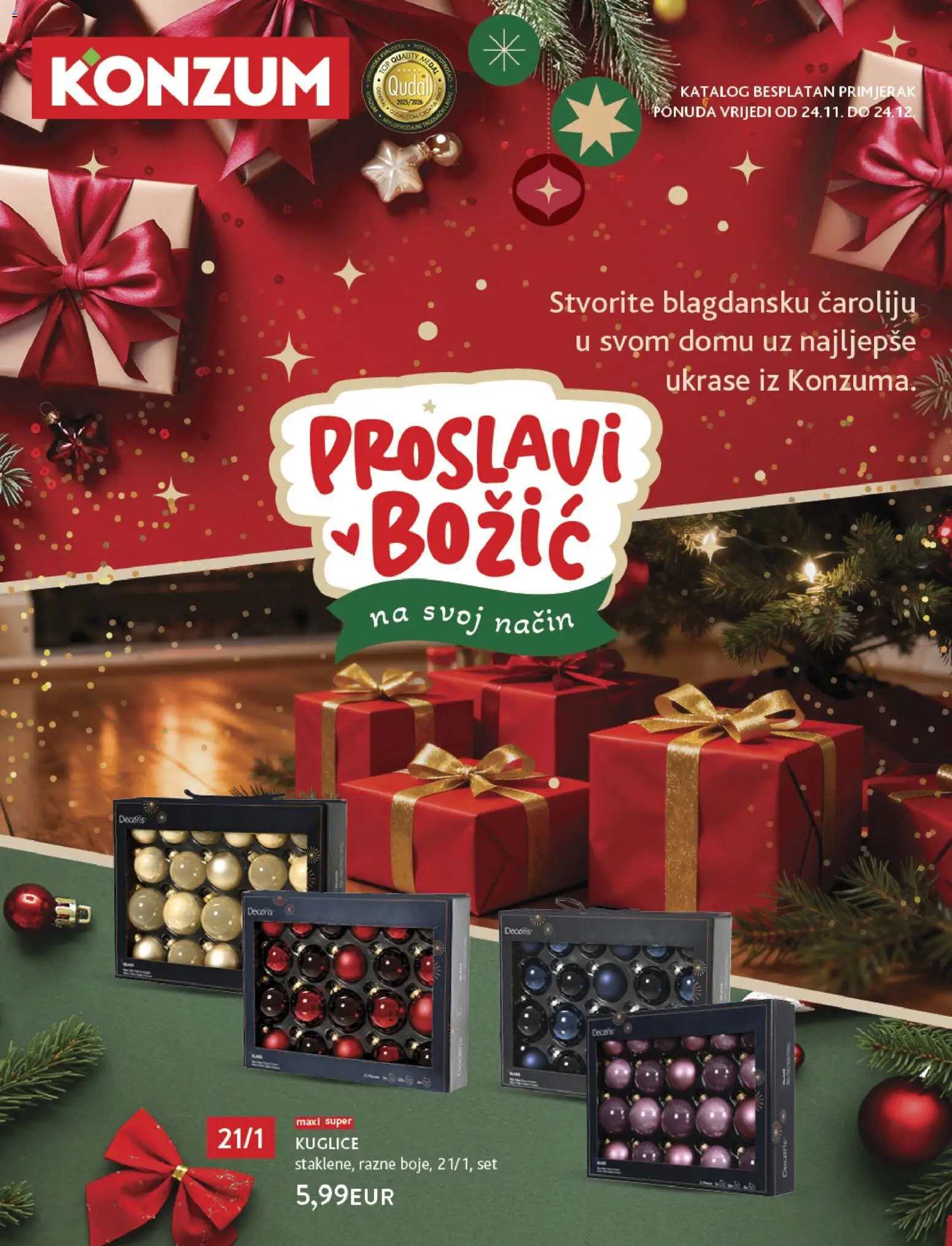 Pregled letka Katalog trgovine Konzum vrijedi od 24.11.2025