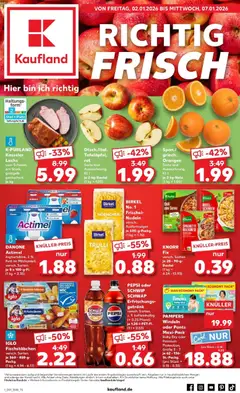 Vorschau von dem Prospekt des Geschäftes Kaufland, gültig ab dem 02.01.2026