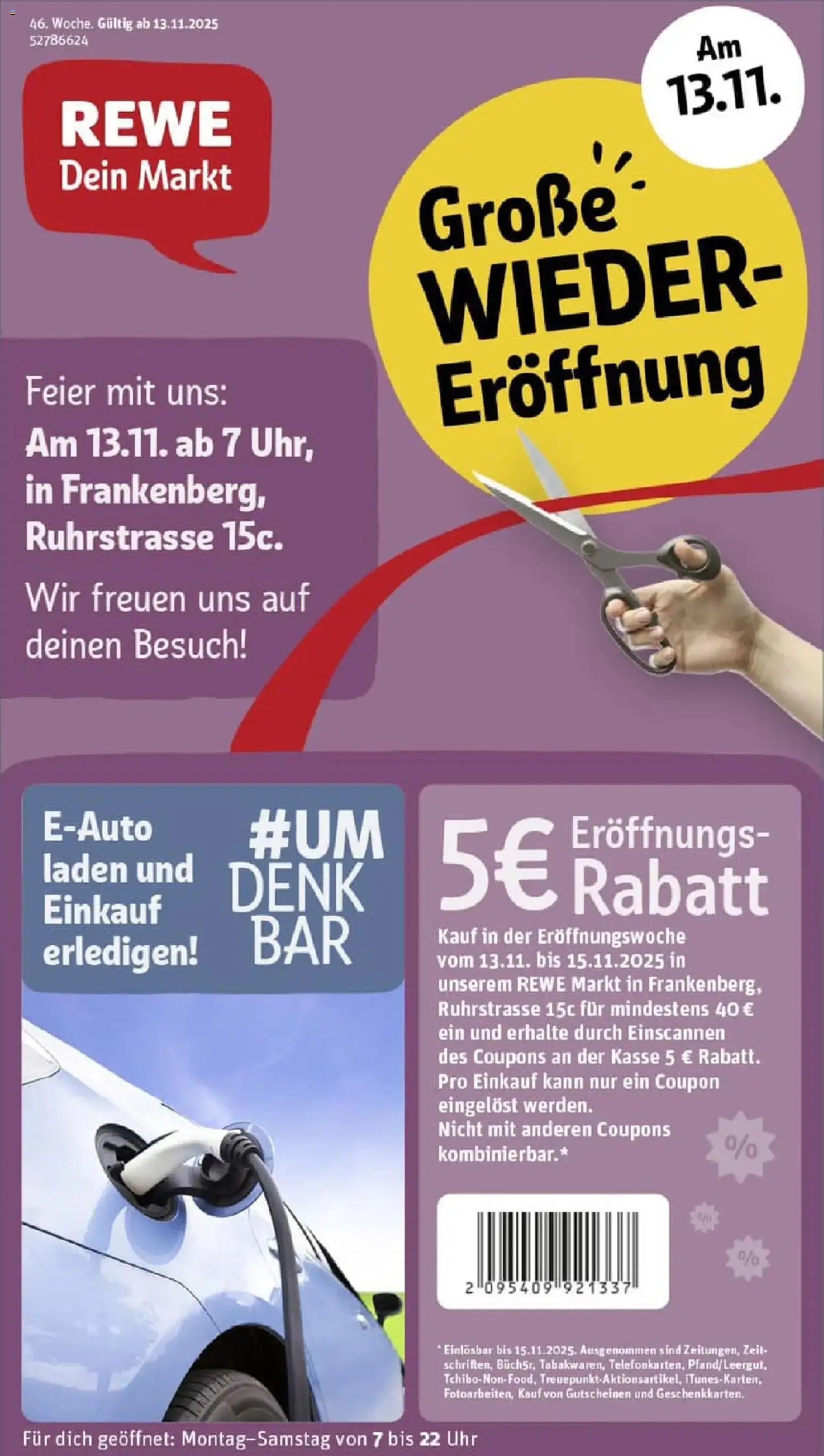 Vorschau von dem Prospekt des Geschäftes Rewe, gültig ab dem 10.11.2025