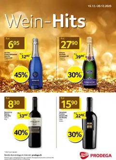 Vorschau des Merkblatts Aktionen Wein-Hits vom Shop Prodega gültig von 15.12.2025 bis 20.12.2025
