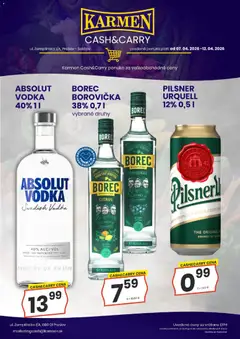 Náhľad KARMEN CBA letáku platného od 07.04.2026