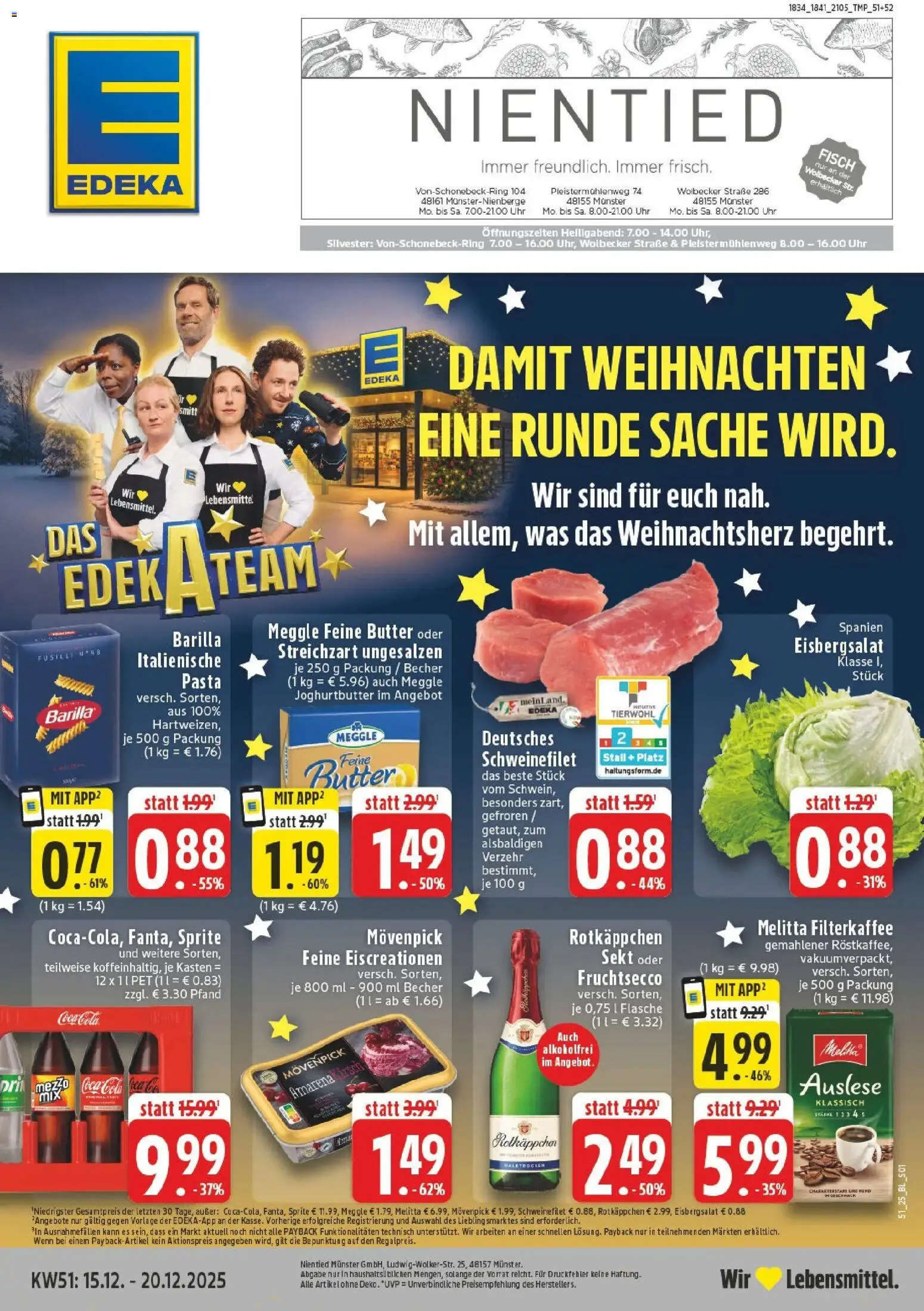 Vorschau von dem Prospekt des Geschäftes Edeka, gültig ab dem 15.12.2025