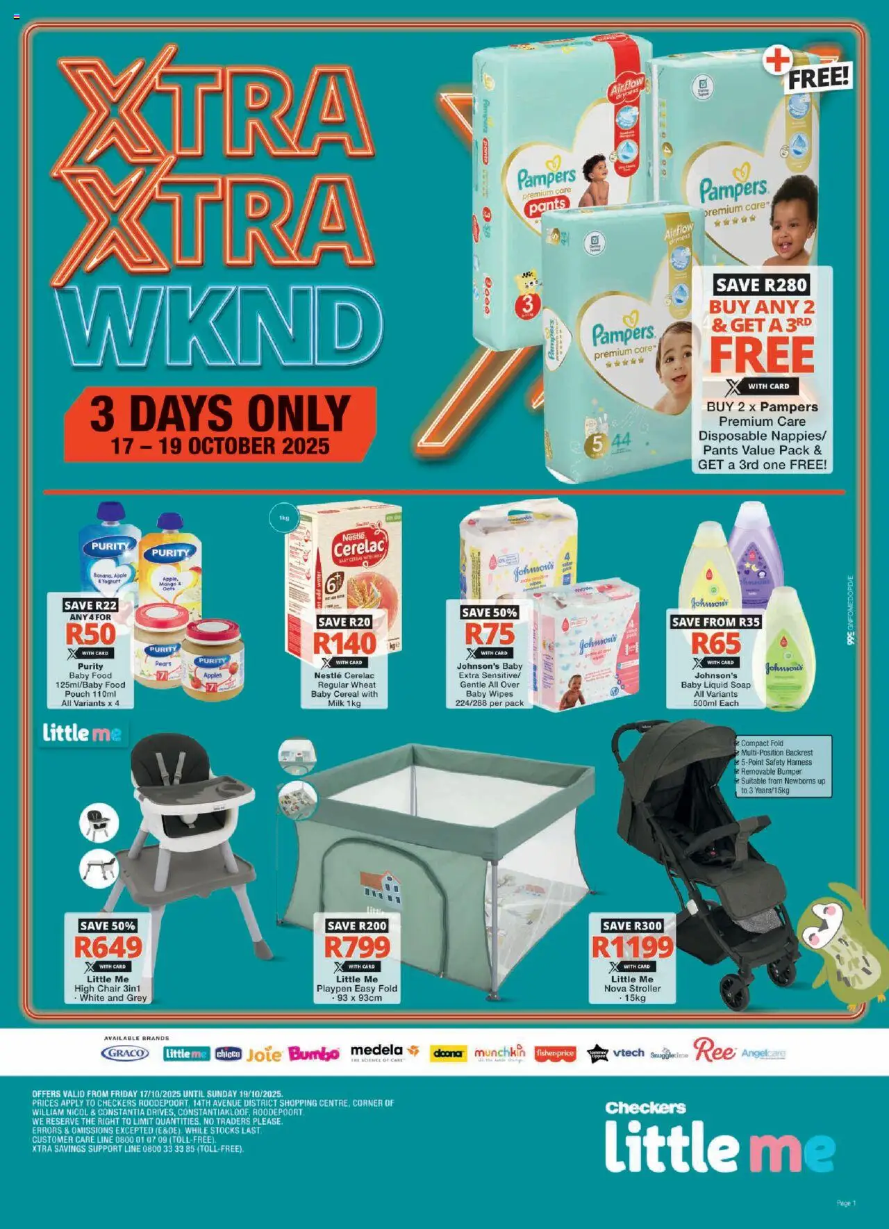 Checkers Gauteng - Little Me Xtra Xtra Weekend Promotion 17/10 - 19/10/2025 >> Catalogue