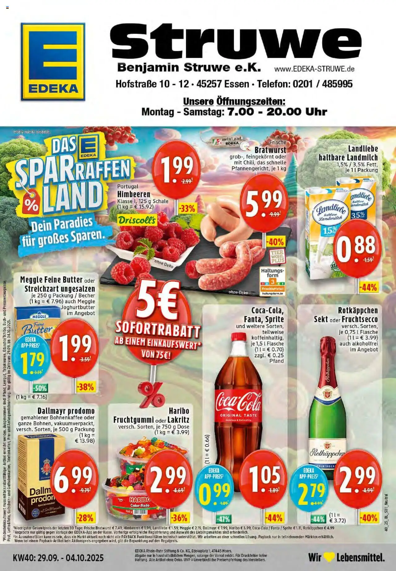 EDEKA Prospekt ab 28.09.2025 - Prospekt Essen Online