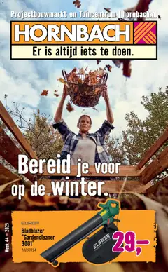 Voorbeeld van Folder van winkel Hornbach geldig vanaf 27-10-2025