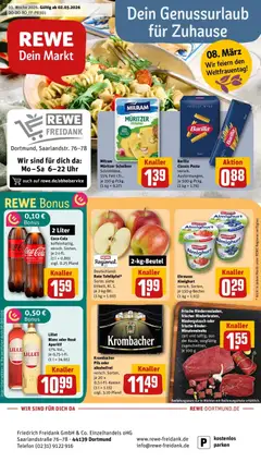 Vorschau von dem Prospekt des Geschäftes Rewe, gültig ab dem 02.03.2026