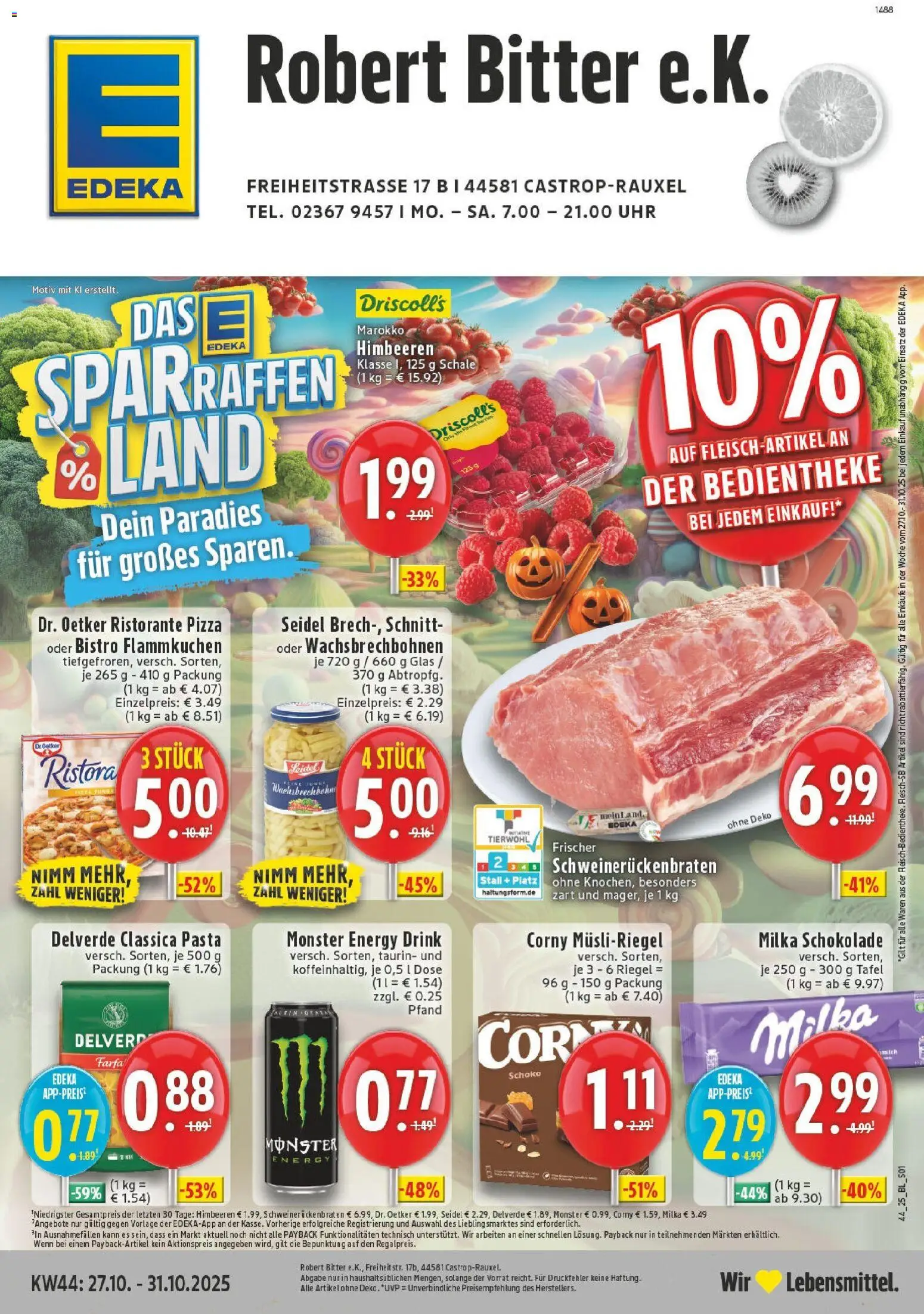 Vorschau von dem Prospekt des Geschäftes Edeka, gültig ab dem 26.10.2025