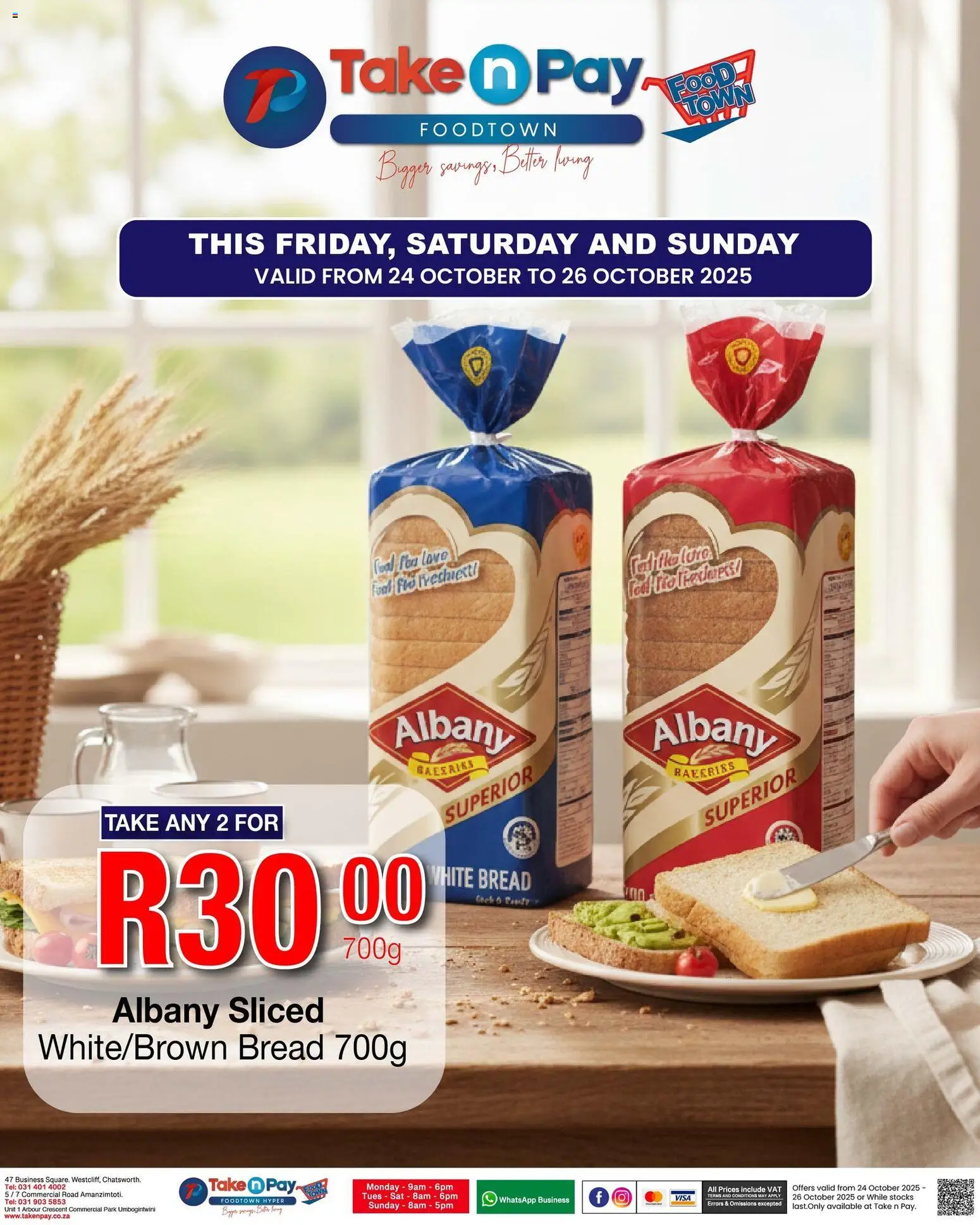 Take n Pay Fresh Deal Alert! from 24/10 - 26/10/2025 > Promotions