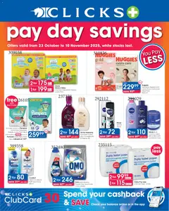 Preview of Clicks flyer valid from 23/10/2025