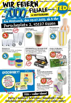 Vorschau von dem Prospekt des Geschäftes TEDi, gültig ab dem 09.07.2025