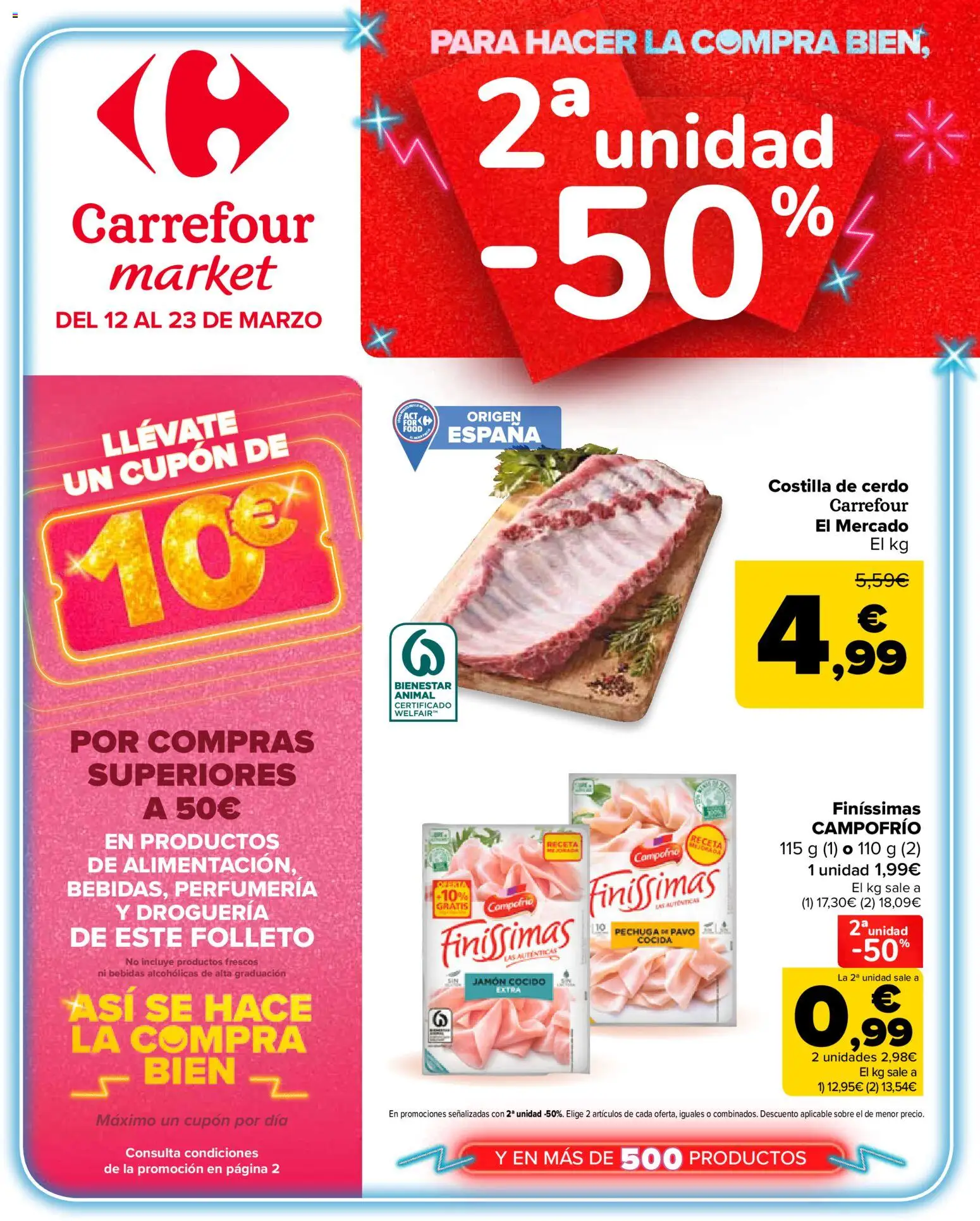 Vista previa del folleto de la tienda Carrefour Market válido desde el 12/03/2026 