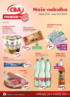 Náhled nabídky: CBA Leták - Premium platný od 20.08.2025