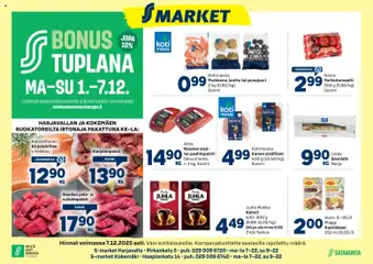 Kaupan S-market Harjavalta esikatselu, voimassa 03/12/2025