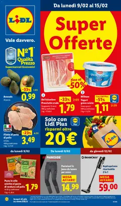Anteprima dell'opuscolo Attuale volantino dal negozio Lidl valido da 09/02/2026