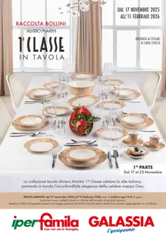 Anteprima dell'opuscolo Volantino Raccolta Bollini dal negozio Famila valido da 17/11/2025