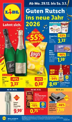 Vorschau von dem Prospekt des Geschäftes Lidl, gültig ab dem 29.12.2025