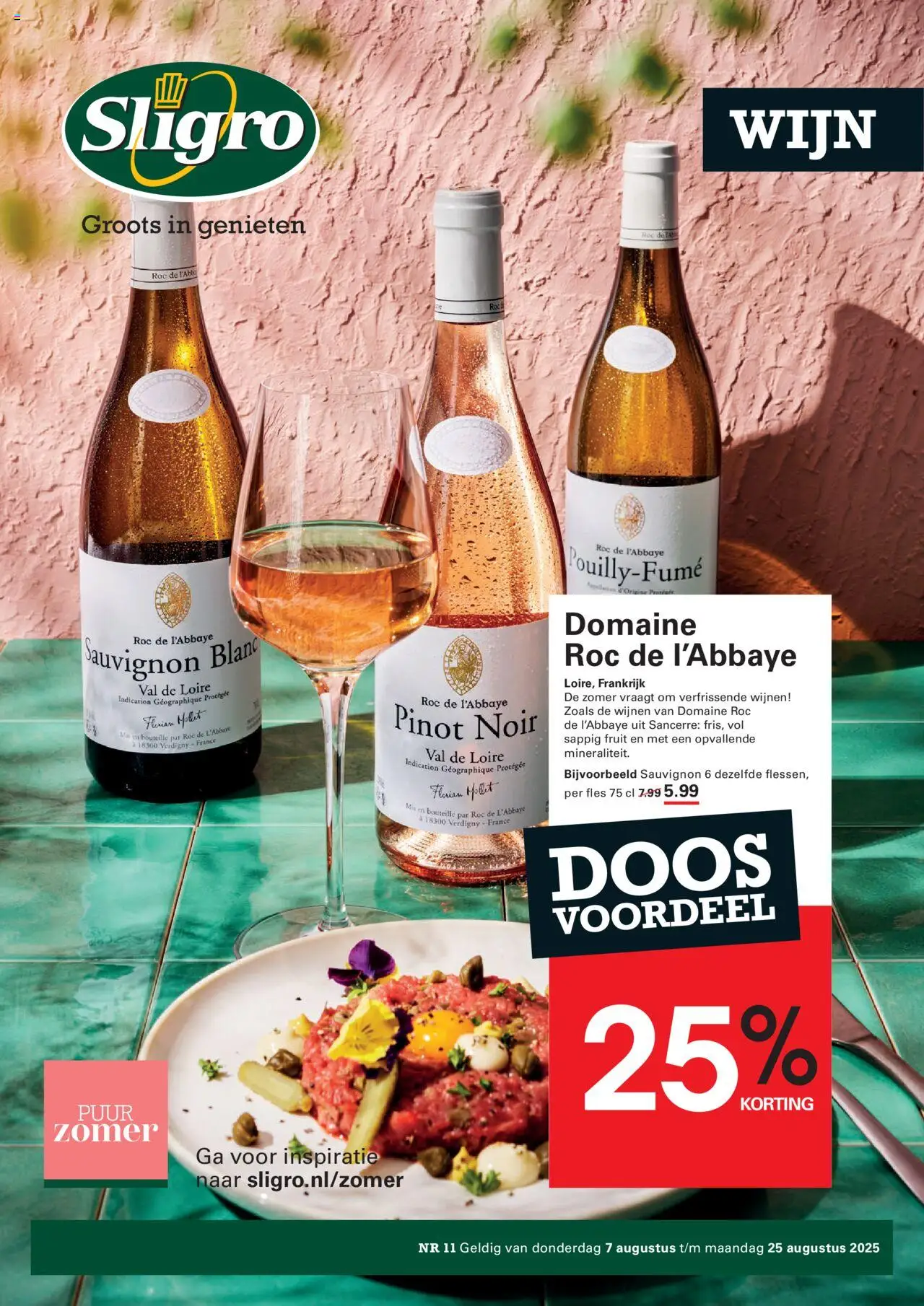 Sligro shop Wijn geldig vanaf 07-08-2025 - Paginanummer 1