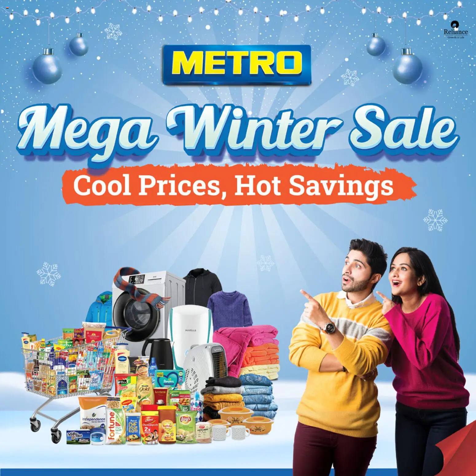 Preview of leaflet Mega Winter Sale from store Metro is valid from 17/11/2025