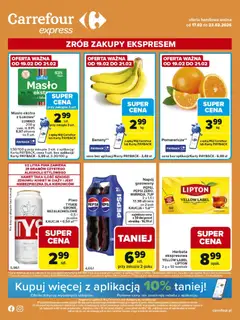Pogląd gazetki "Express II" ze sklepu Carrefour ważnej od 17.02.2026
