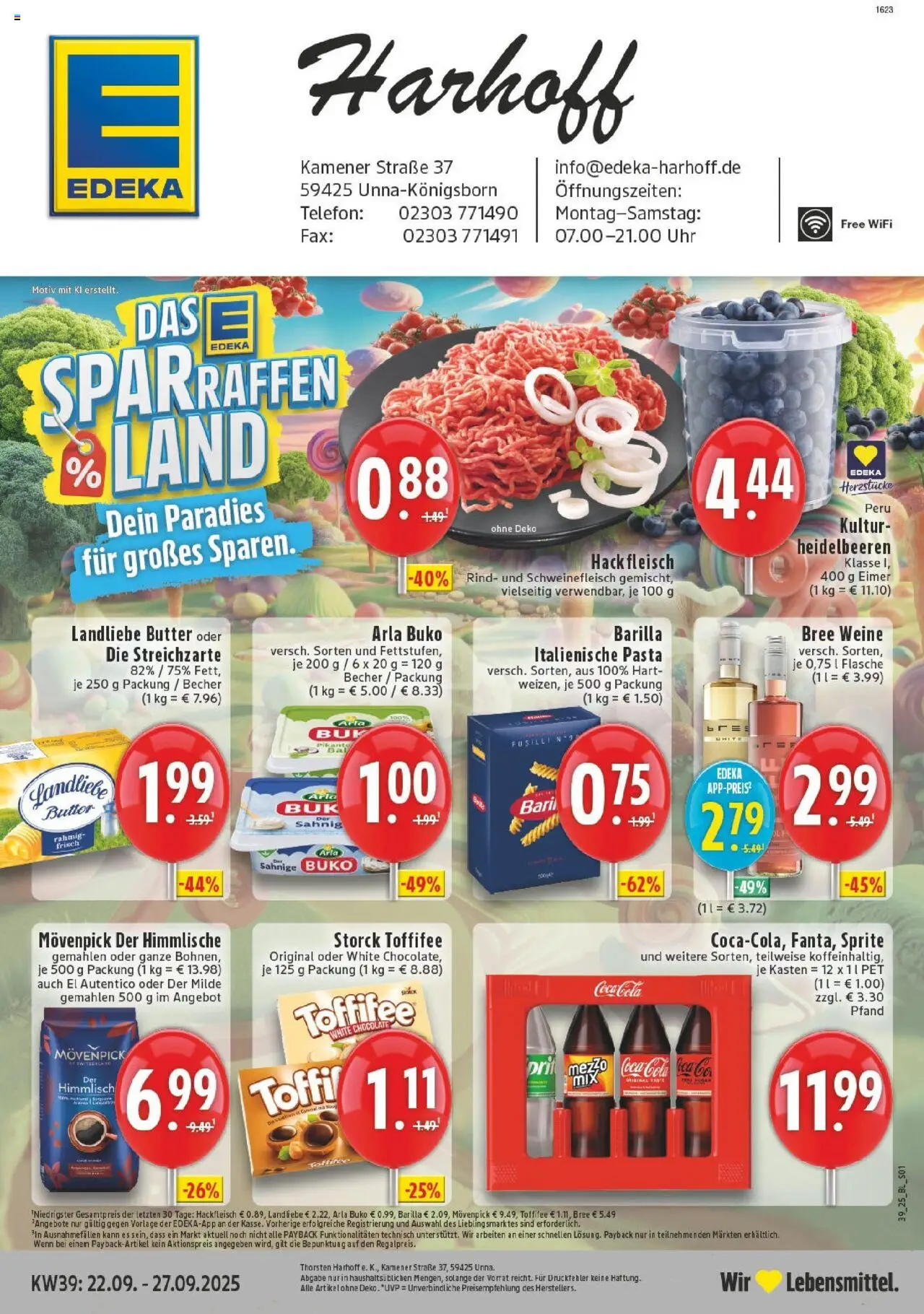 EDEKA Prospekt ab 21.09.2025 - Prospekt Unna Online