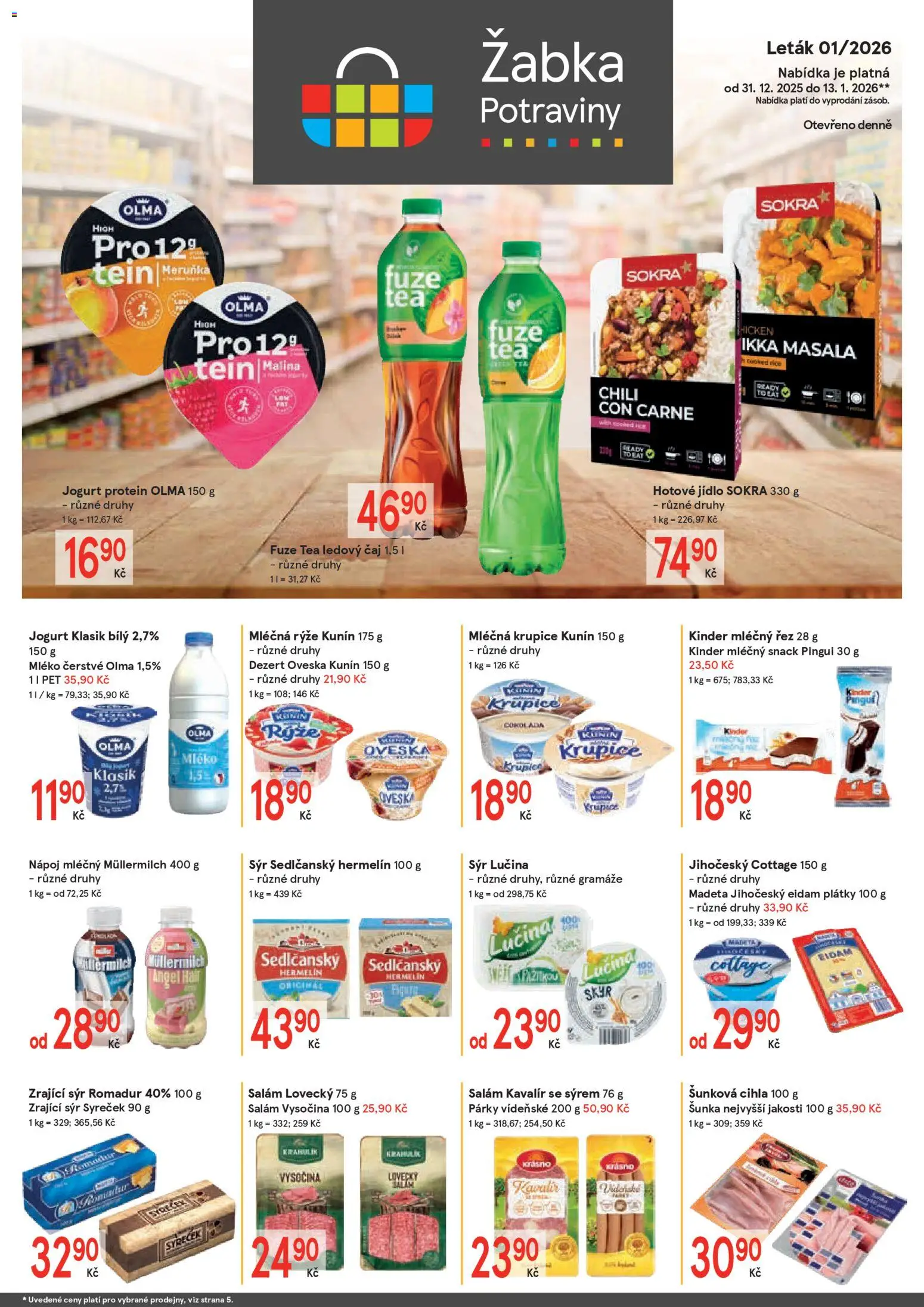 Náhled nabídky: Žabka Leták platný od 31.12.2025