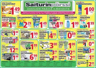 Kaupan Saiturinpörssi Saiturinpörssi tarjoukset esikatselu, voimassa 16/04/2026