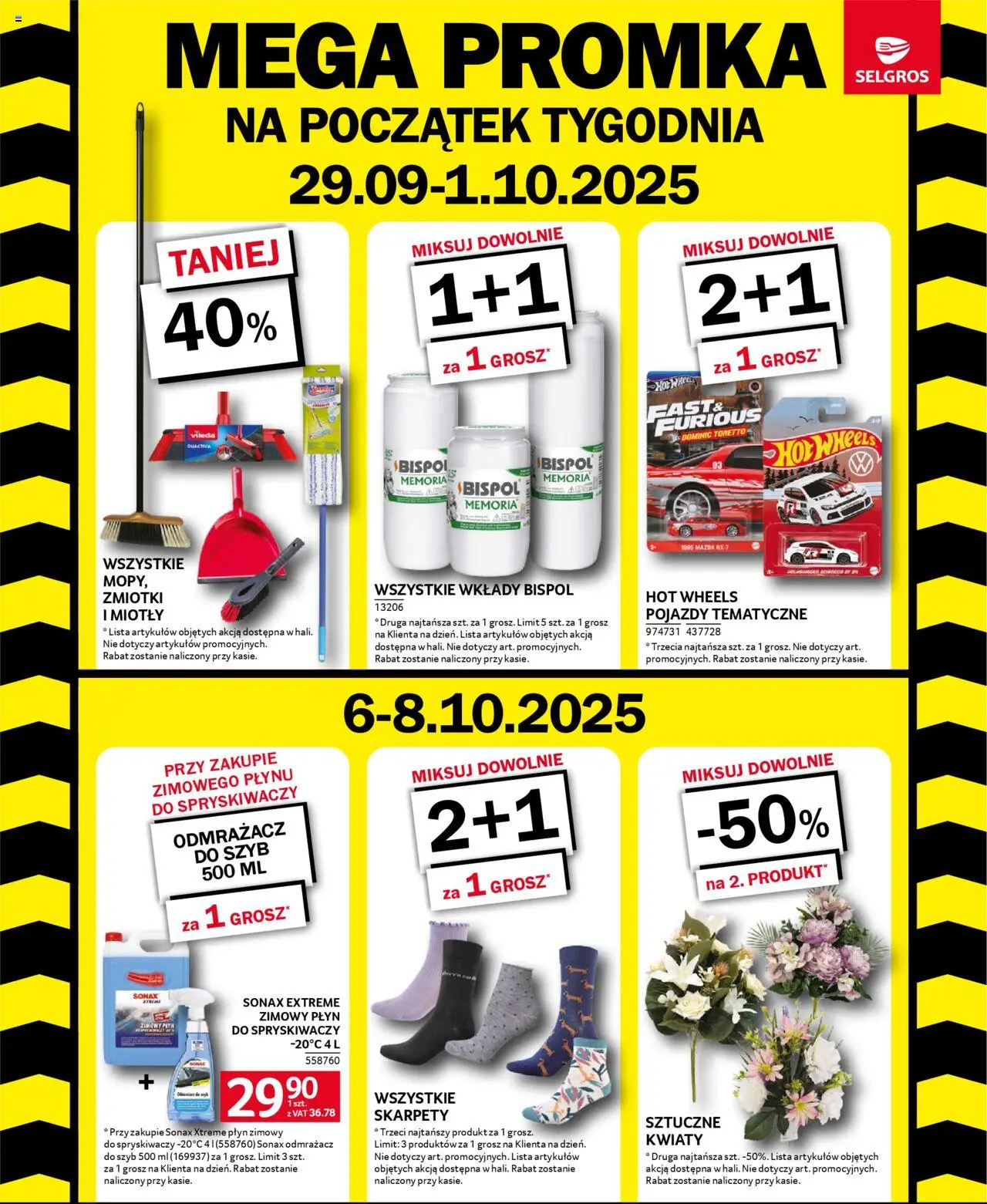 Selgros cash&carry Mega Promka II od 29.09.2025 - Nowa Gazetka - Numer strony 1