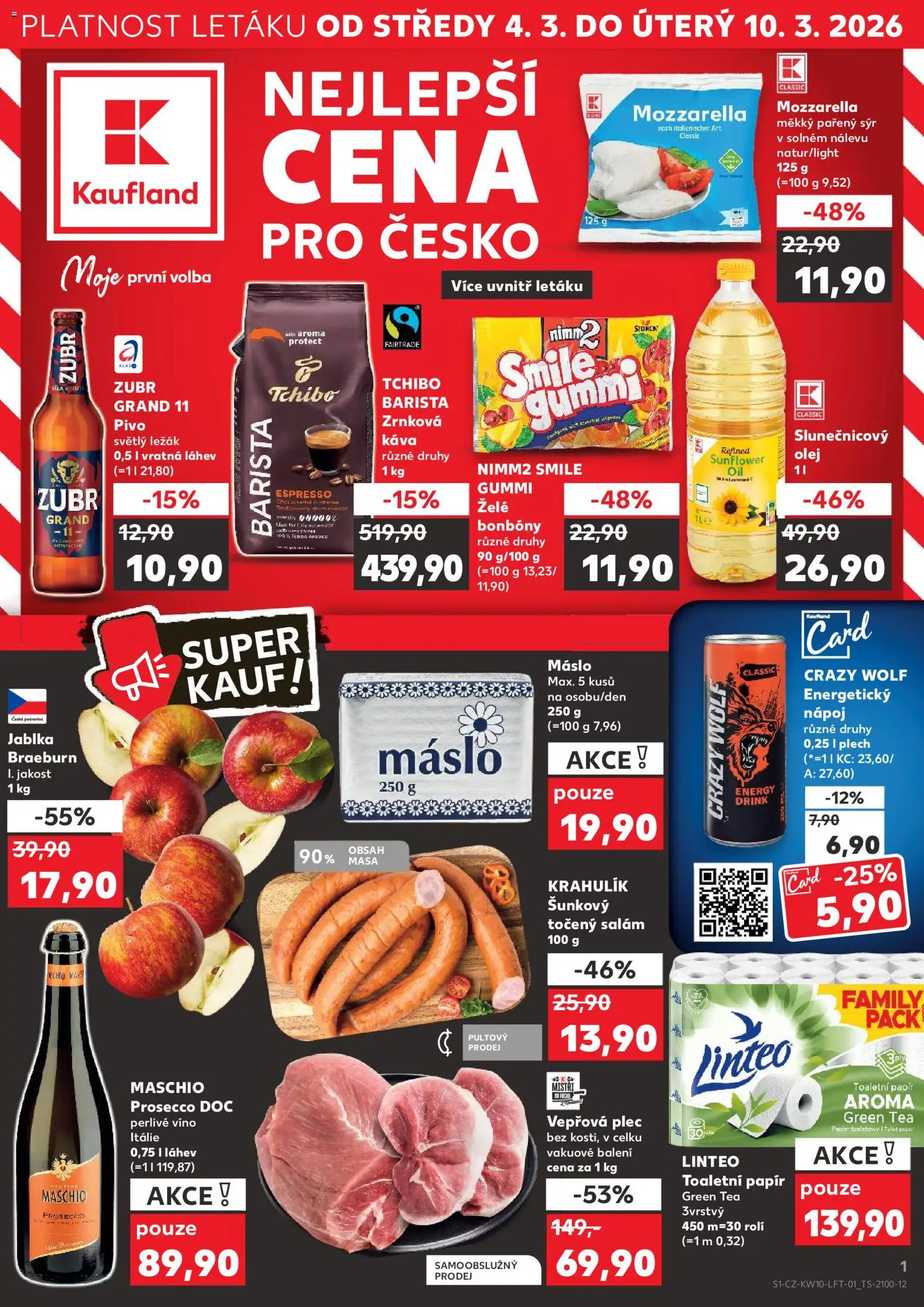 Náhled nabídky: Kaufland Kaufland leták - Plzeň Bory platný od 04.03.2026