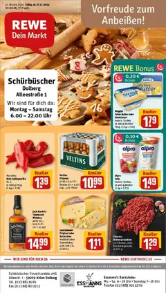Vorschau von dem Prospekt des Geschäftes Rewe, gültig ab dem 17.11.2025