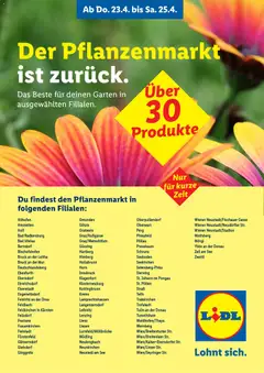 Vorschau der Angebote: Lidl Lidl Das Beste für deinen Garten gültig ab 23.04.2026