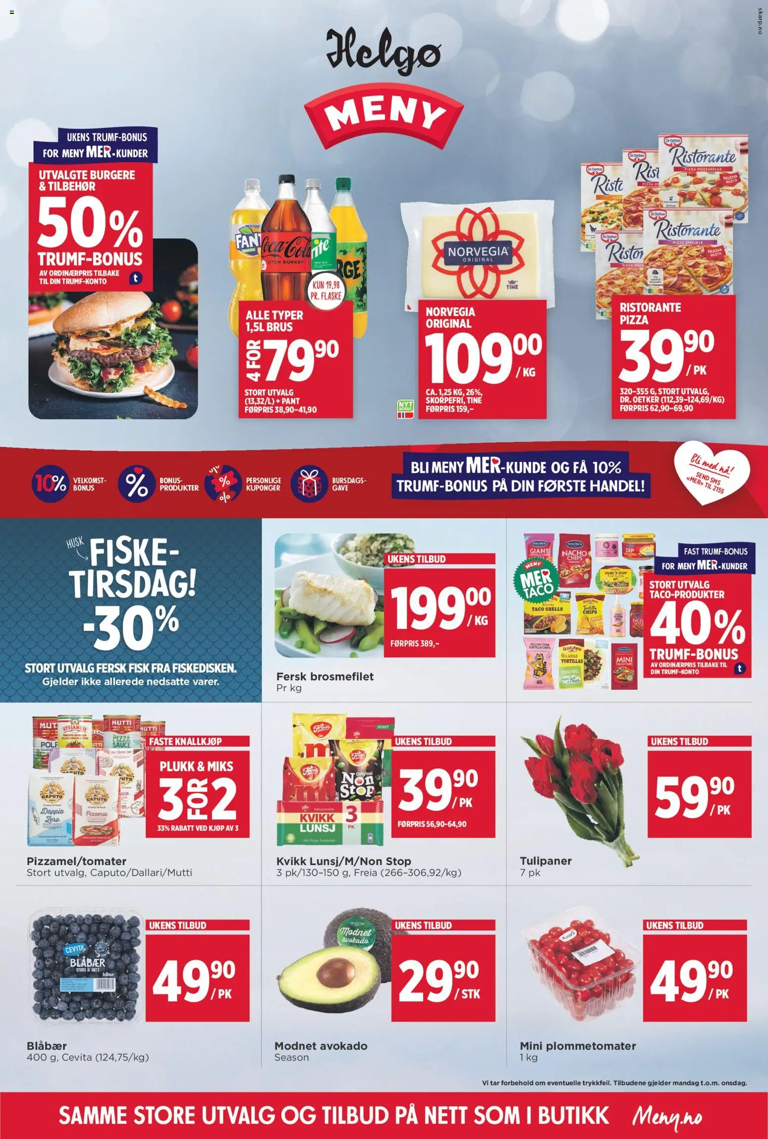 Forhåndsvis Kundeavis Helgø fra butikk Meny gyldig fra 23/02/2026