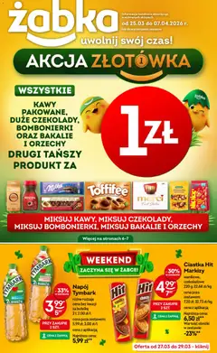 Pogląd gazetki "Żabka gazetka" ze sklepu Żabka ważnej od 25.03.2026