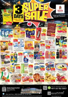 Preview of the catalogue 3 days super sale of store Nesto valid from 27 Oct, 2025