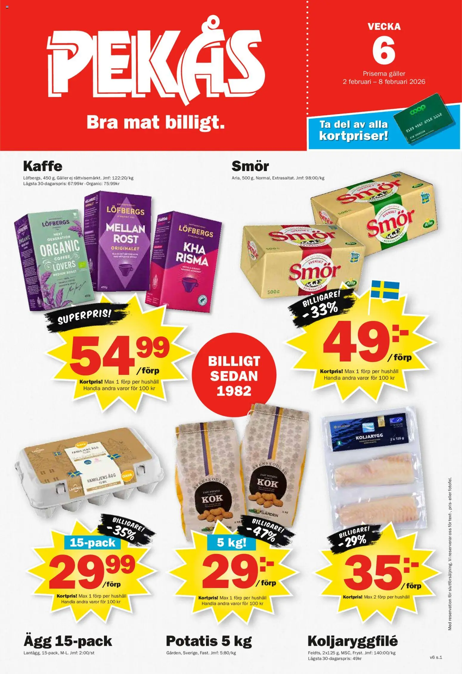 Förhandsgranska reklamblad Aktuella reklamblad Pekås - grums edition från butik Pekås gäller från 02/02/2026
